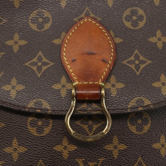 Authentic LOUIS VUITTON Monogram Saint Cloud GM Shoulder Bag M51242 LV - Picture 15 of 16